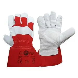 Mănuși de lucru GLOPER BREVER STRONG 10.5 – piele bovină ranforsată, construcții și industrie